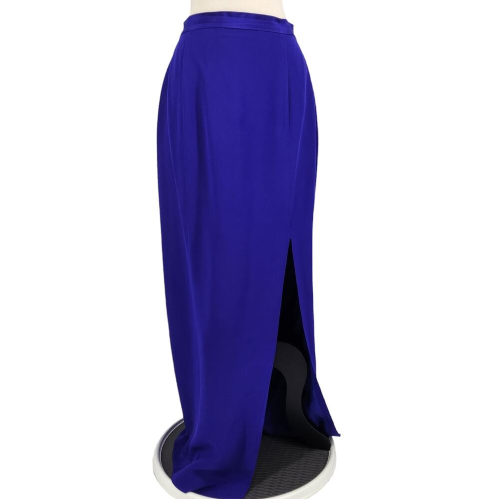 Vintage Rimini Silk Evening Column Maxi Skirt Size 10